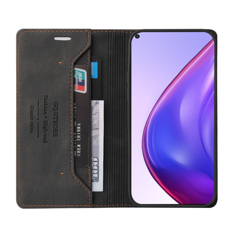 For Xiaomi Mi 10T Pro 5G Skin Feel Anti-theft Brush Horizontal Flip Leather Case with Holder & Card Slots & Wallet