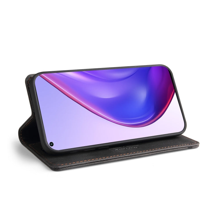 For Xiaomi Mi 10T Pro 5G Skin Feel Anti-theft Brush Horizontal Flip Leather Case with Holder & Card Slots & Wallet