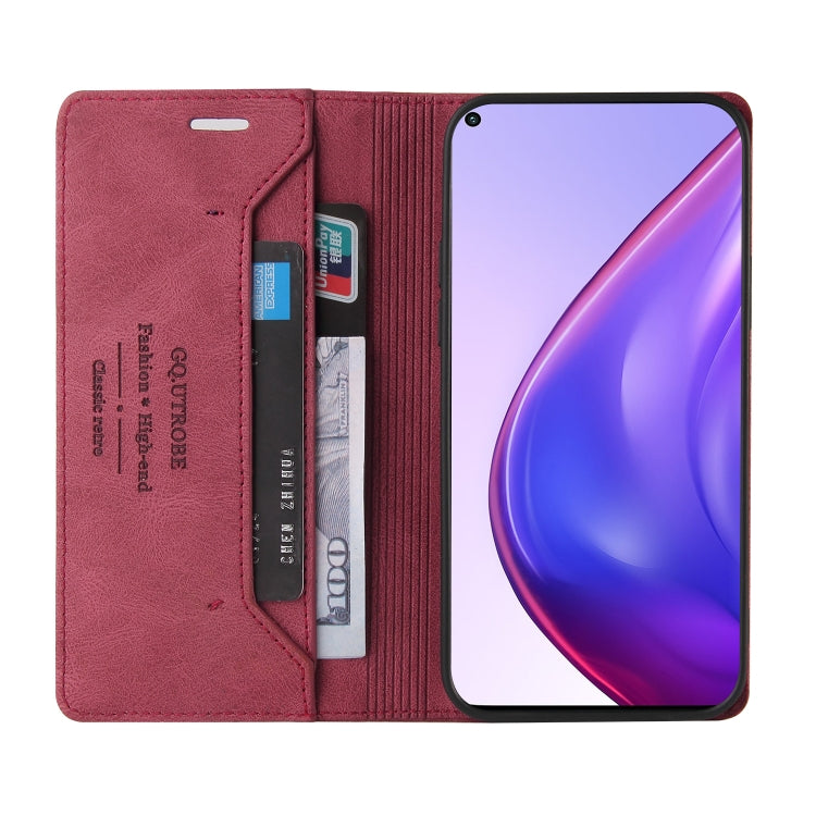 For Xiaomi Mi 10T Pro 5G Skin Feel Anti-theft Brush Horizontal Flip Leather Case with Holder & Card Slots & Wallet