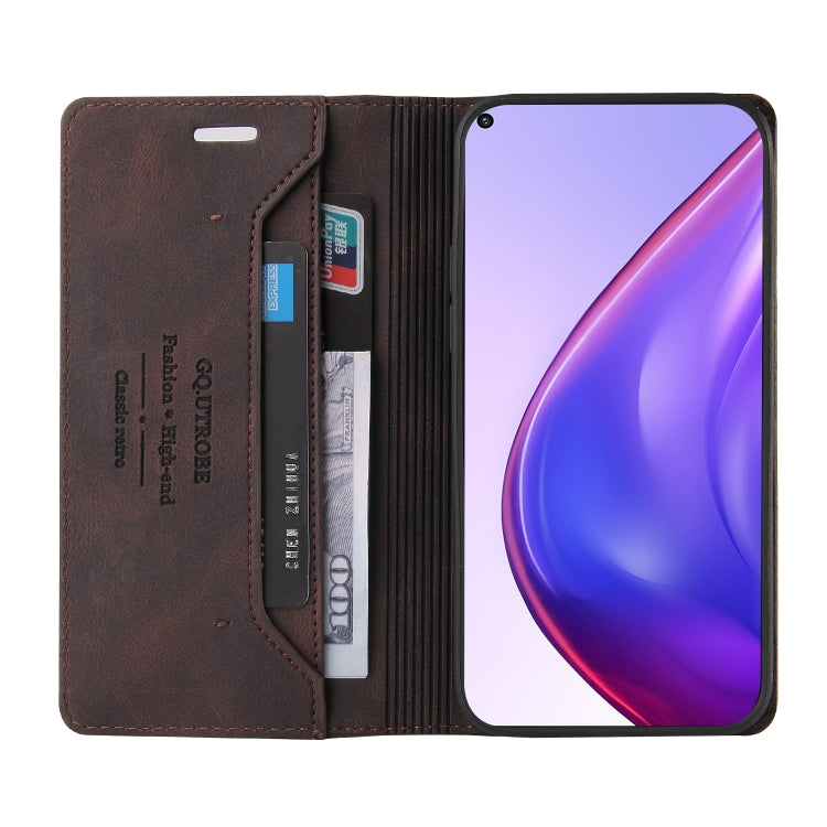 For Xiaomi Mi 10T Pro 5G Skin Feel Anti-theft Brush Horizontal Flip Leather Case with Holder & Card Slots & Wallet