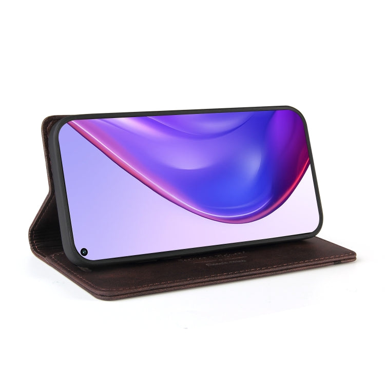 For Xiaomi Mi 10T Pro 5G Skin Feel Anti-theft Brush Horizontal Flip Leather Case with Holder & Card Slots & Wallet