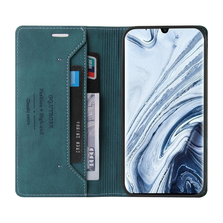 For Xiaomi Mi CC9 Pro Skin Feel Anti-theft Brush Horizontal Flip Leather Case with Holder & Card Slots & Wallet