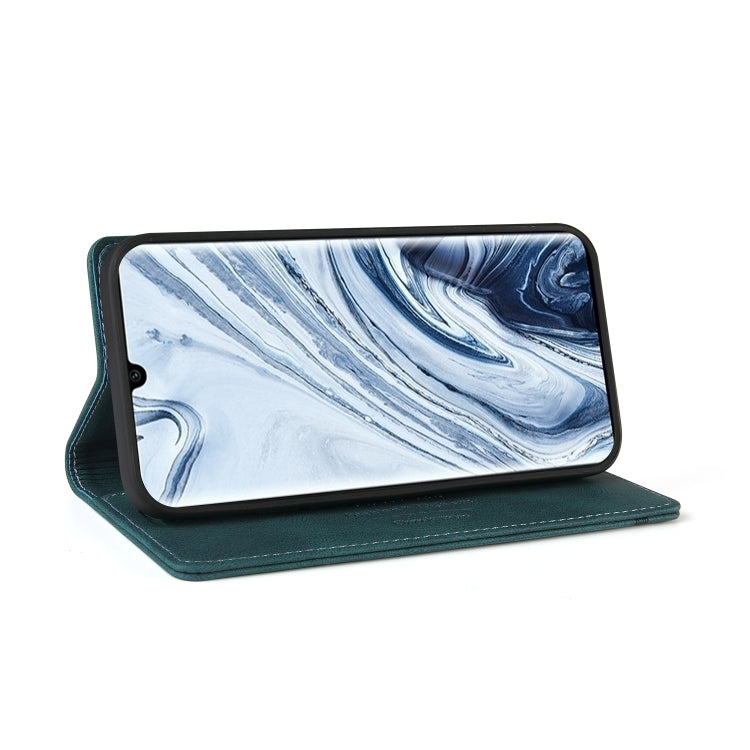 For Xiaomi Mi CC9 Pro Skin Feel Anti-theft Brush Horizontal Flip Leather Case with Holder & Card Slots & Wallet