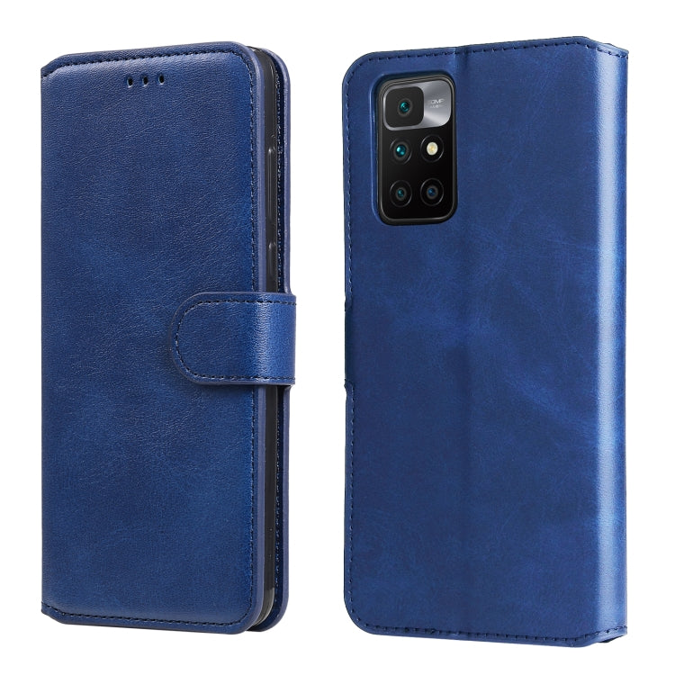 For Xiaomi Redmi 10 Classic Calf Texture PU + TPU Horizontal Flip Leather Case with Holder & Card Slots & Wallet