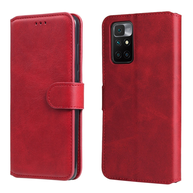 For Xiaomi Redmi 10 Classic Calf Texture PU + TPU Horizontal Flip Leather Case with Holder & Card Slots & Wallet