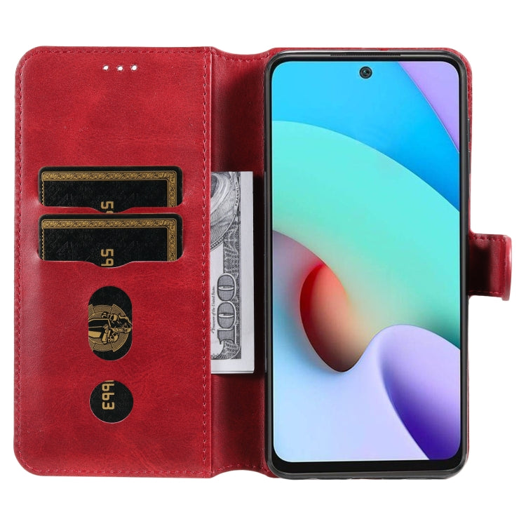 For Xiaomi Redmi 10 Classic Calf Texture PU + TPU Horizontal Flip Leather Case with Holder & Card Slots & Wallet