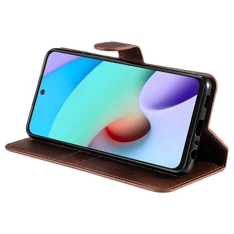 For Xiaomi Redmi 10 Classic Calf Texture PU + TPU Horizontal Flip Leather Case with Holder & Card Slots & Wallet