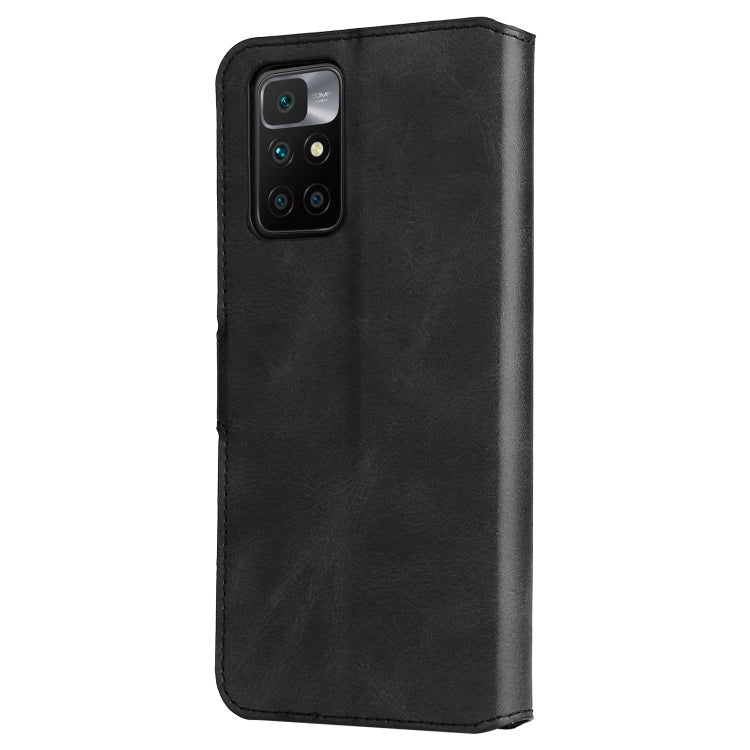 For Xiaomi Redmi 10 Classic Calf Texture PU + TPU Horizontal Flip Leather Case with Holder & Card Slots & Wallet