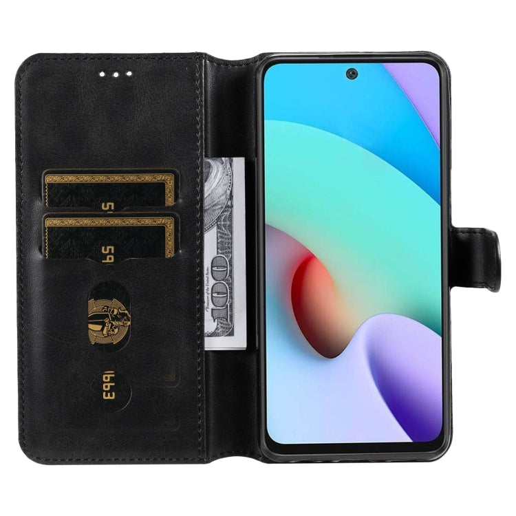 For Xiaomi Redmi 10 Classic Calf Texture PU + TPU Horizontal Flip Leather Case with Holder & Card Slots & Wallet