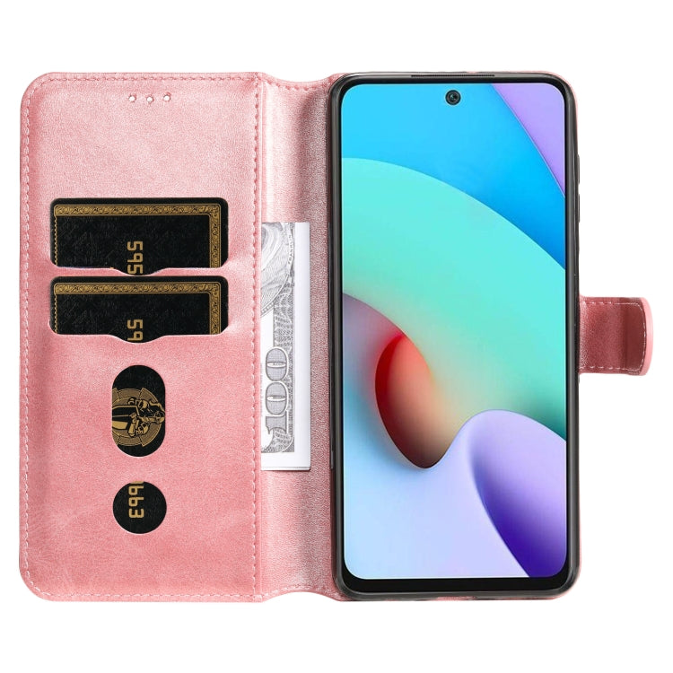 For Xiaomi Redmi 10 Classic Calf Texture PU + TPU Horizontal Flip Leather Case with Holder & Card Slots & Wallet