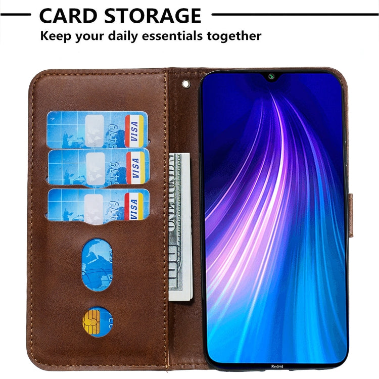 For Xiaomi Redmi Note 8 Zipper Horizontal Flip Leather Case with Wallet & Holder & Card Slots