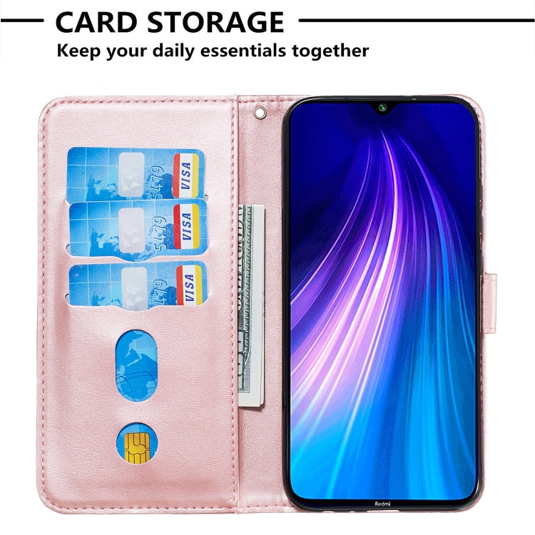 For Xiaomi Redmi Note 8 Zipper Horizontal Flip Leather Case with Wallet & Holder & Card Slots