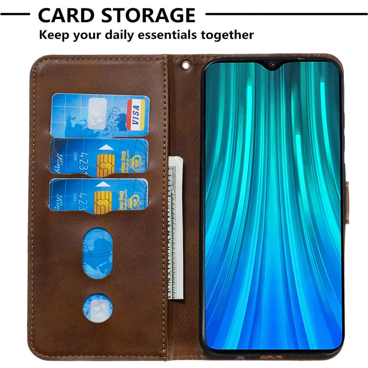 For Xiaomi Redmi Note 8 Pro Zipper Horizontal Flip Leather Case with Wallet & Holder & Card Slots