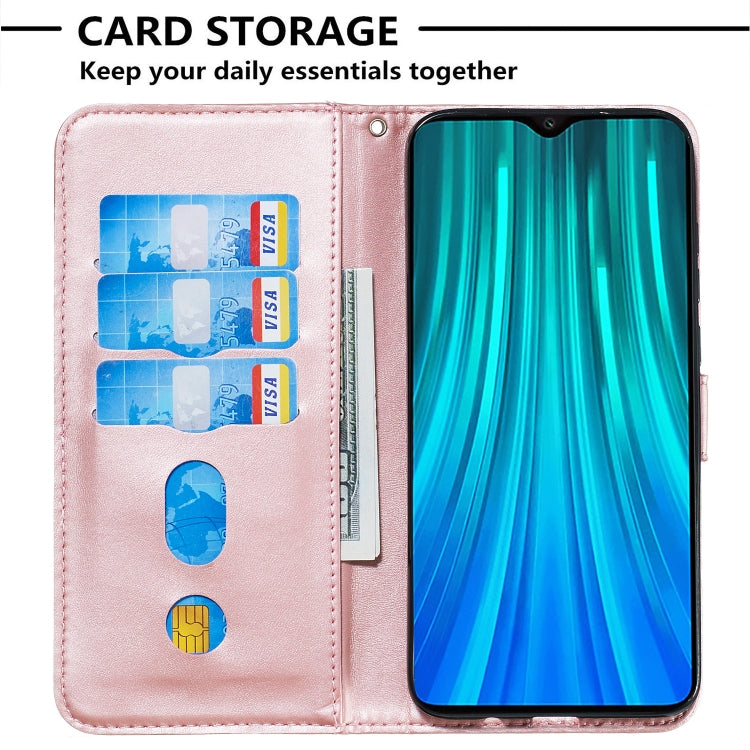 For Xiaomi Redmi Note 8 Pro Zipper Horizontal Flip Leather Case with Wallet & Holder & Card Slots