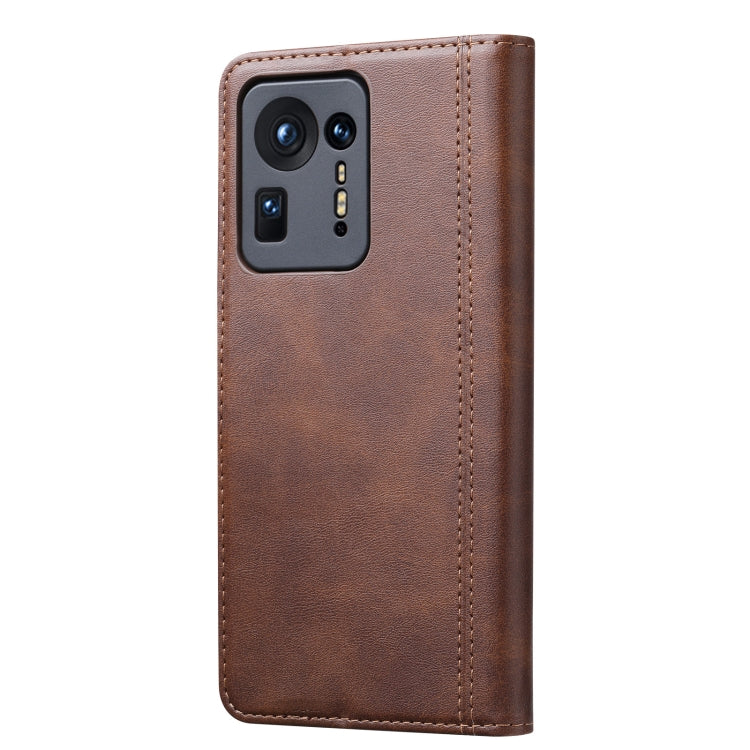 For Xiaomi Mi Mix 4 Calf Texture Double Fold Clasp Horizontal Flip Leather Case with Photo Frame & Holder & Card Slots & Wallet
