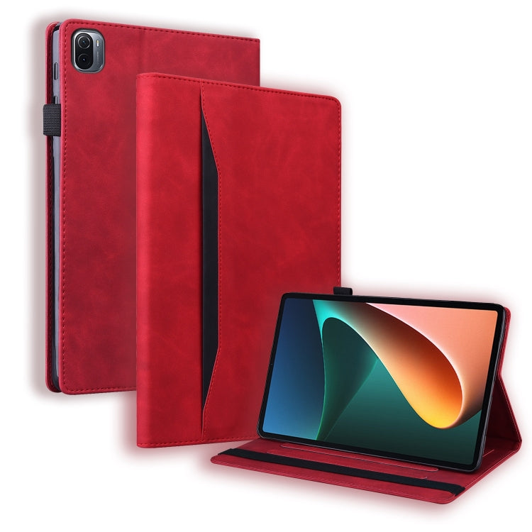 Business Shockproof Horizontal Flip Leather Case with Holder & Card Slots & Photo Frame & Pen Slot For Xiaomi Mi Pad 5 / 5 Pro