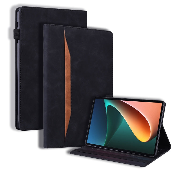 Business Shockproof Horizontal Flip Leather Case with Holder & Card Slots & Photo Frame & Pen Slot For Xiaomi Mi Pad 5 / 5 Pro