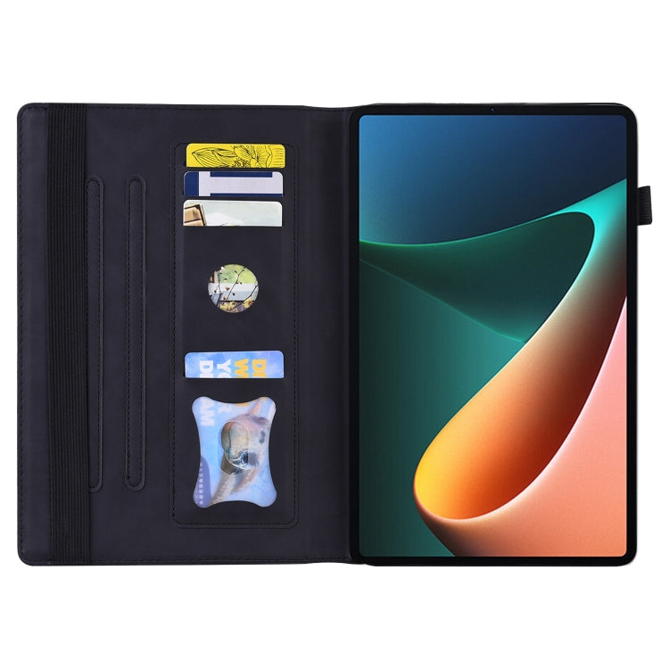 Business Shockproof Horizontal Flip Leather Case with Holder & Card Slots & Photo Frame & Pen Slot For Xiaomi Mi Pad 5 / 5 Pro