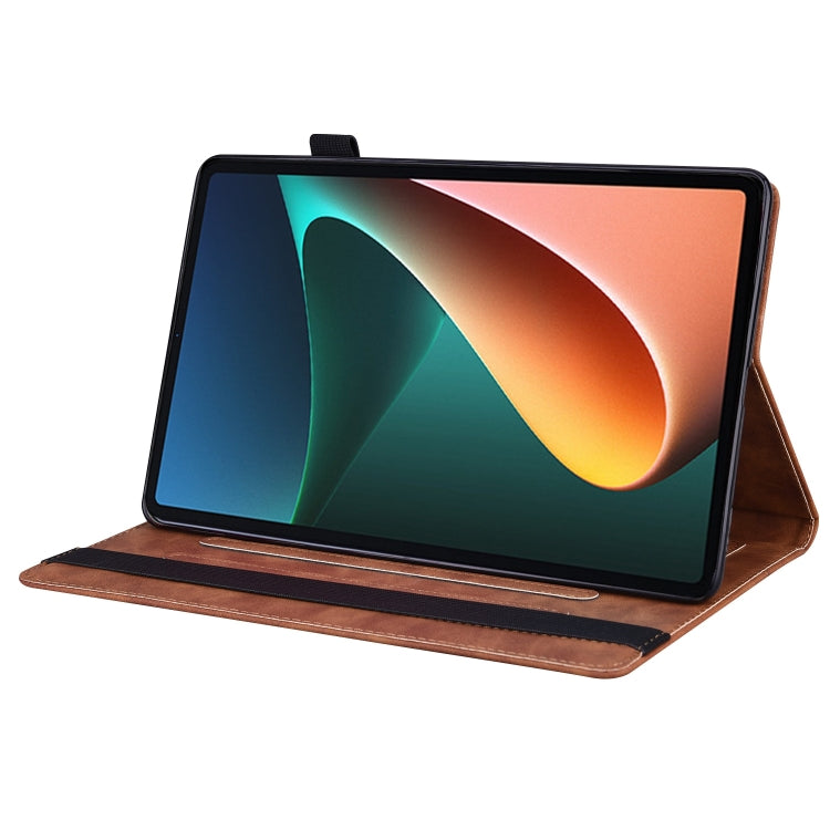 Business Shockproof Horizontal Flip Leather Case with Holder & Card Slots & Photo Frame & Pen Slot For Xiaomi Mi Pad 5 / 5 Pro