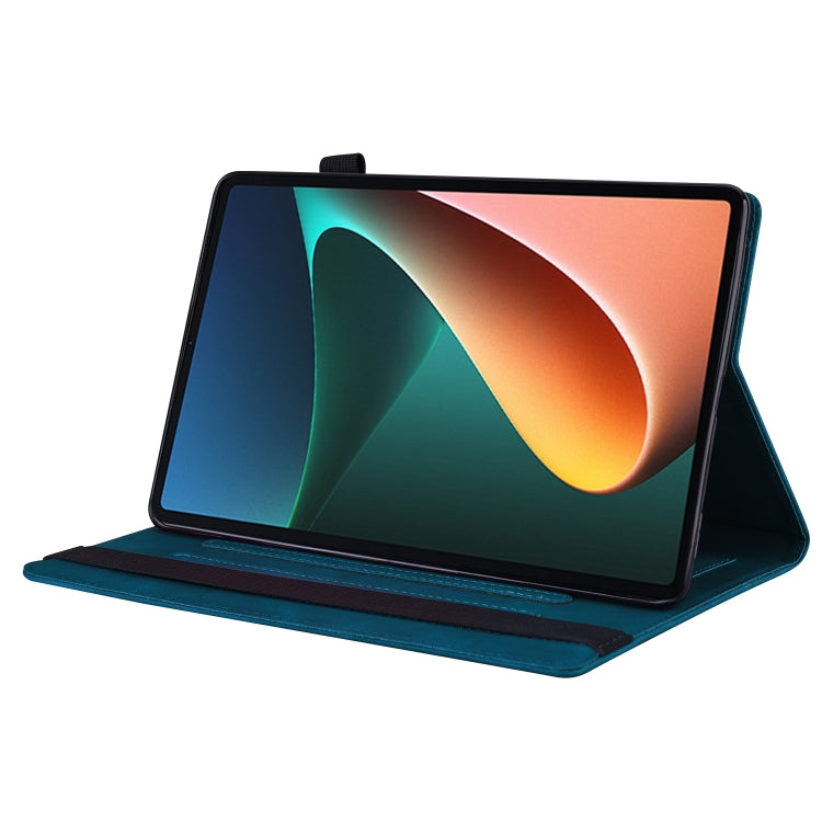 Business Shockproof Horizontal Flip Leather Case with Holder & Card Slots & Photo Frame & Pen Slot For Xiaomi Mi Pad 5 / 5 Pro