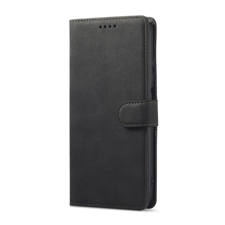 For Xiaomi Redmi Note 10 Frosted Anti-theft Brush Horizontal Flip Leather Case with Holder & Card Slots & Wallet