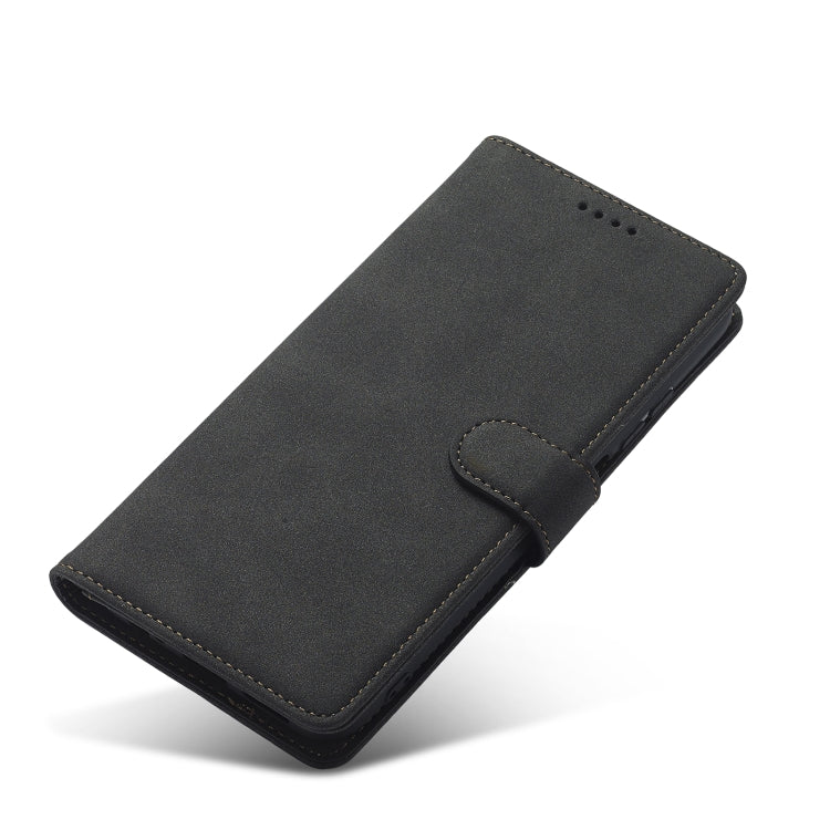 For Xiaomi Redmi Note 10 Frosted Anti-theft Brush Horizontal Flip Leather Case with Holder & Card Slots & Wallet