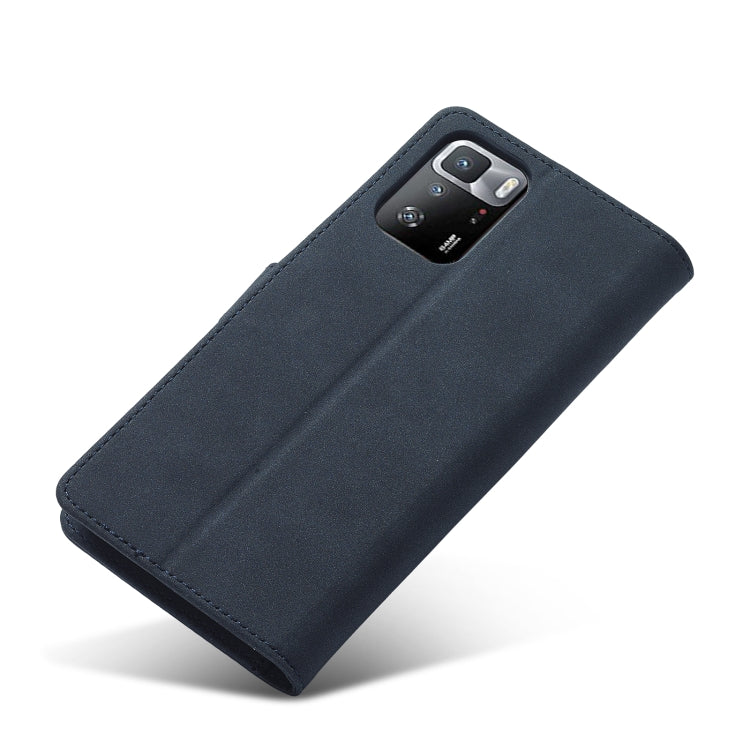 For Xiaomi Redmi Note 10 Frosted Anti-theft Brush Horizontal Flip Leather Case with Holder & Card Slots & Wallet