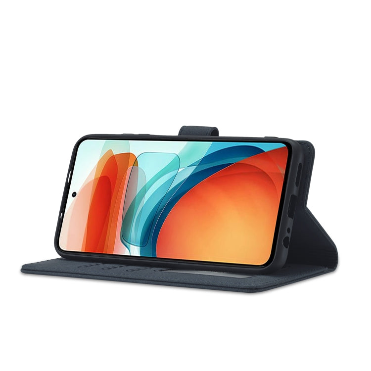 For Xiaomi Redmi Note 10 Frosted Anti-theft Brush Horizontal Flip Leather Case with Holder & Card Slots & Wallet