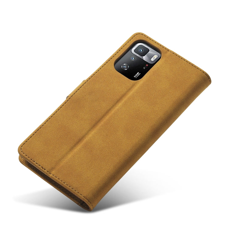 For Xiaomi Redmi Note 10 Frosted Anti-theft Brush Horizontal Flip Leather Case with Holder & Card Slots & Wallet