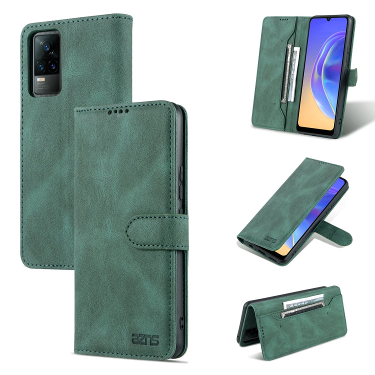 For vivo V21e 4G / Y73 2021 AZNS Dream II Skin Feel PU+TPU Horizontal Flip Leather Case with Holder & Card Slots & Wallet