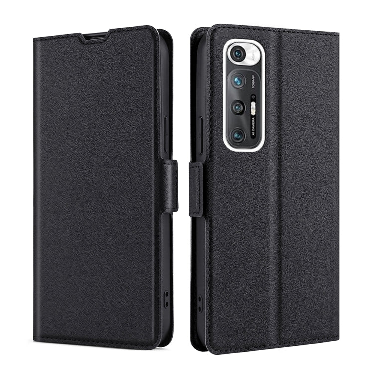For Xiaomi Mi 10S Ultra-thin Voltage Side Buckle PU + TPU Horizontal Flip Leather Case with Holder & Card Slot