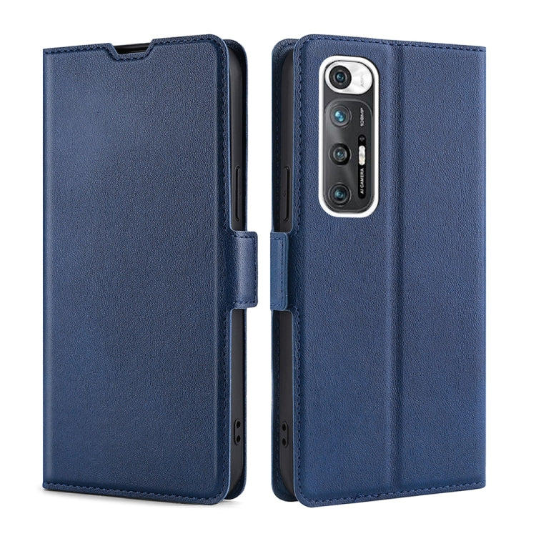 For Xiaomi Mi 10S Ultra-thin Voltage Side Buckle PU + TPU Horizontal Flip Leather Case with Holder & Card Slot