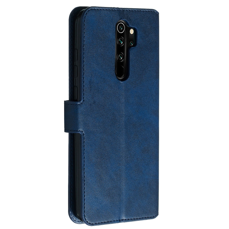 For Xiaomi Redmi Note 8 Pro Solid Color Buckle Horizontal Flip Leather Case with Wallet & Holder & Card Slots