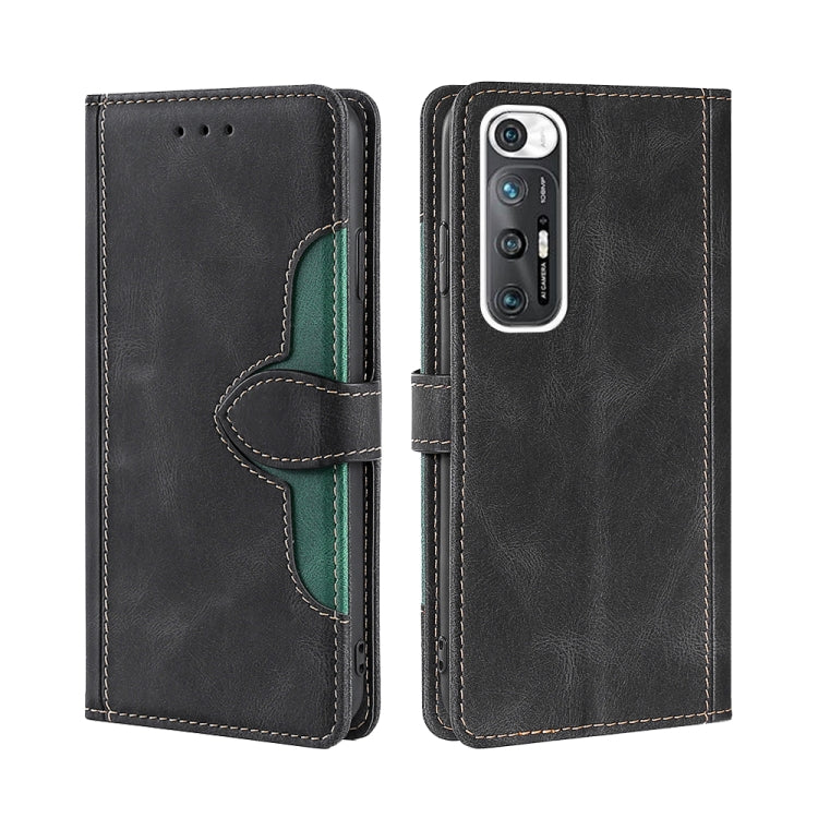 For Xiaomi Mi 10S Skin Feel Straw Hat Magnetic Buckle Horizontal Flip PU Leather Case with Holder & Card Slots & Wallet
