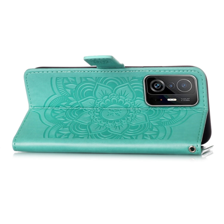 For Xiaomi Mi 11T Dream Catcher Printing Horizontal Flip Leather Case with Holder & Card Slots & Wallet & Lanyard