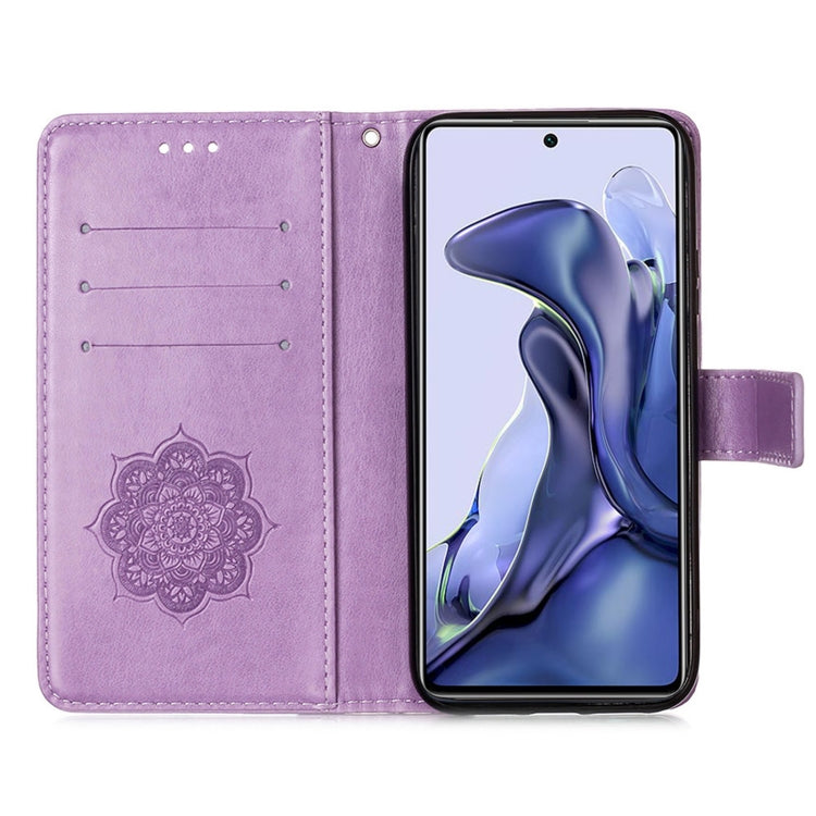 For Xiaomi Mi 11T Dream Catcher Printing Horizontal Flip Leather Case with Holder & Card Slots & Wallet & Lanyard