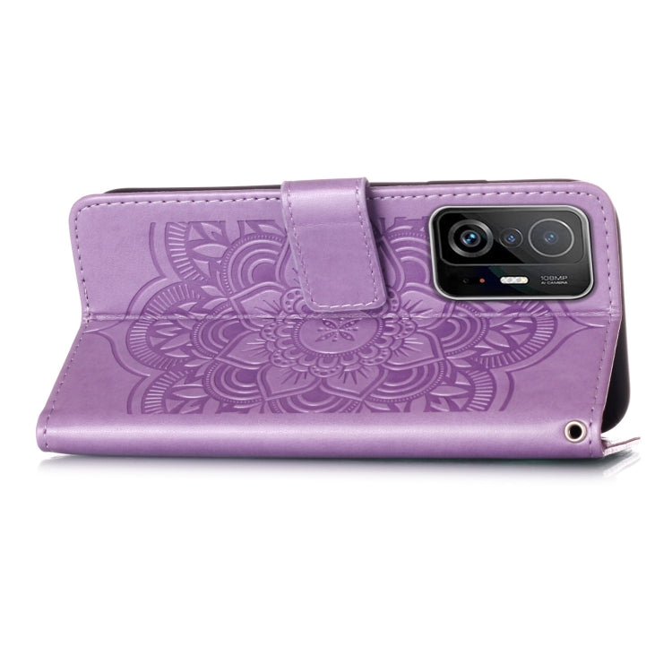 For Xiaomi Mi 11T Dream Catcher Printing Horizontal Flip Leather Case with Holder & Card Slots & Wallet & Lanyard