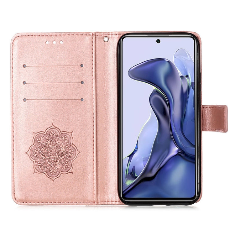 For Xiaomi Mi 11T Dream Catcher Printing Horizontal Flip Leather Case with Holder & Card Slots & Wallet & Lanyard