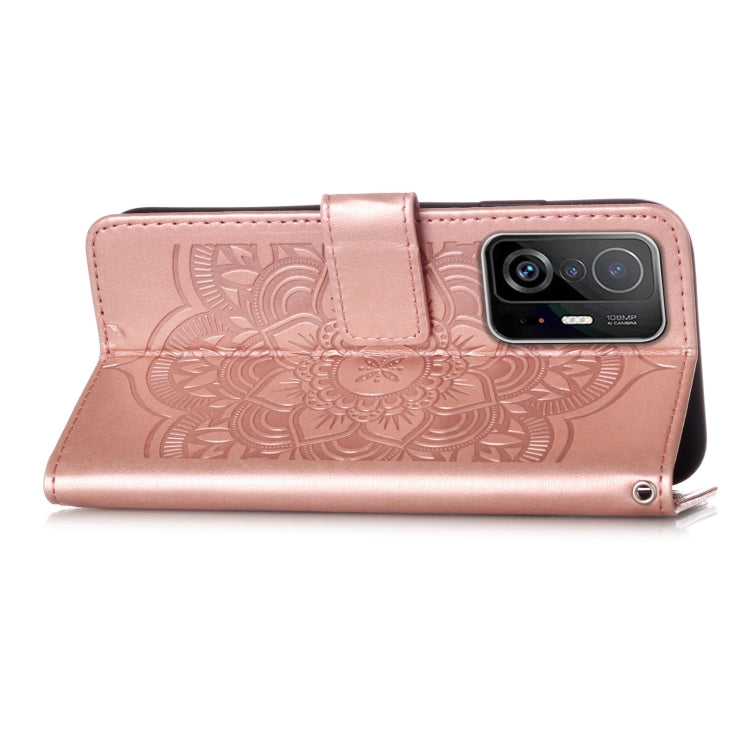 For Xiaomi Mi 11T Dream Catcher Printing Horizontal Flip Leather Case with Holder & Card Slots & Wallet & Lanyard