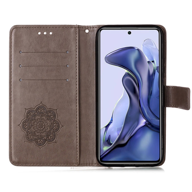 For Xiaomi Mi 11T Dream Catcher Printing Horizontal Flip Leather Case with Holder & Card Slots & Wallet & Lanyard