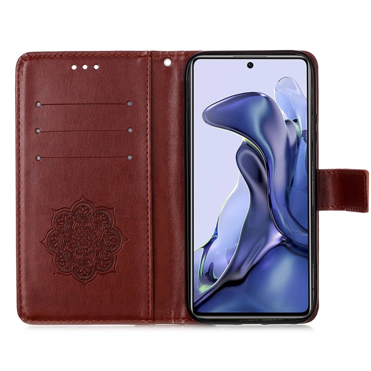 For Xiaomi Mi 11T Dream Catcher Printing Horizontal Flip Leather Case with Holder & Card Slots & Wallet & Lanyard