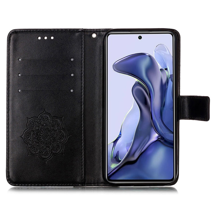 For Xiaomi Mi 11T Dream Catcher Printing Horizontal Flip Leather Case with Holder & Card Slots & Wallet & Lanyard