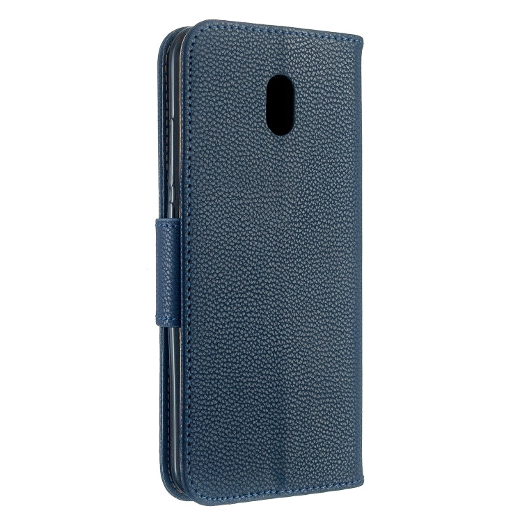 For Xiaomi Redmi 8A Litchi Texture Pure Color Horizontal Flip PU Leather Case with Holder & Card Slots & Wallet & Lanyard