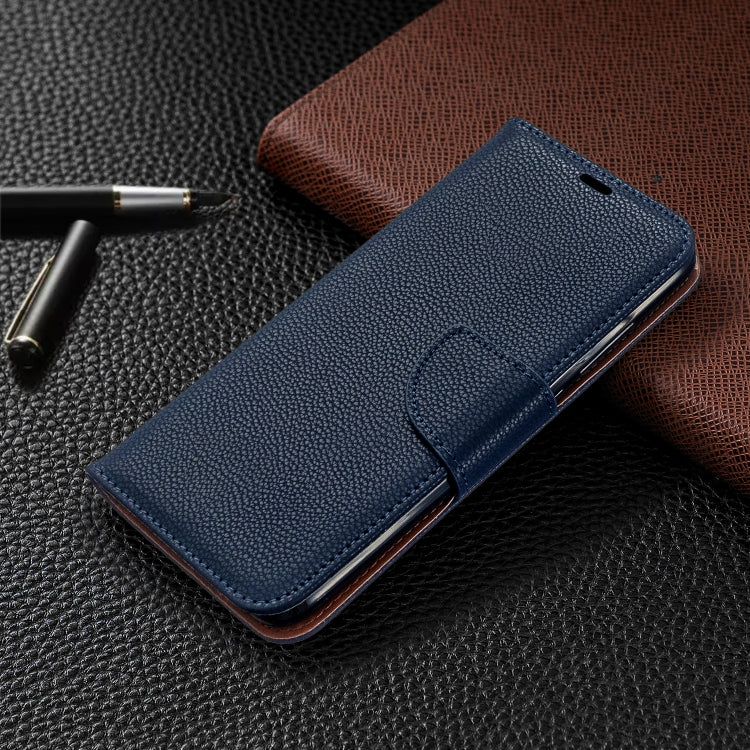 For Xiaomi Redmi 8A Litchi Texture Pure Color Horizontal Flip PU Leather Case with Holder & Card Slots & Wallet & Lanyard
