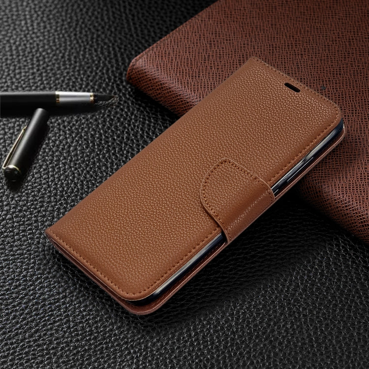 For Xiaomi Redmi 8A Litchi Texture Pure Color Horizontal Flip PU Leather Case with Holder & Card Slots & Wallet & Lanyard