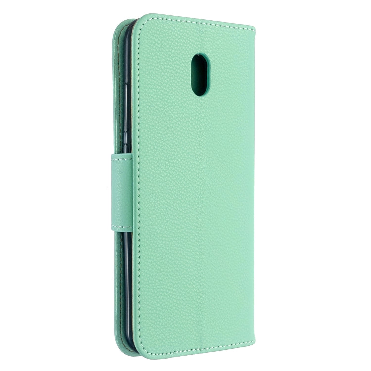 For Xiaomi Redmi 8A Litchi Texture Pure Color Horizontal Flip PU Leather Case with Holder & Card Slots & Wallet & Lanyard