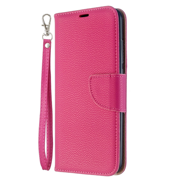 For Xiaomi Redmi 8A Litchi Texture Pure Color Horizontal Flip PU Leather Case with Holder & Card Slots & Wallet & Lanyard