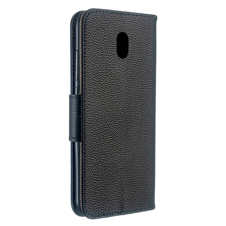 For Xiaomi Redmi 8A Litchi Texture Pure Color Horizontal Flip PU Leather Case with Holder & Card Slots & Wallet & Lanyard
