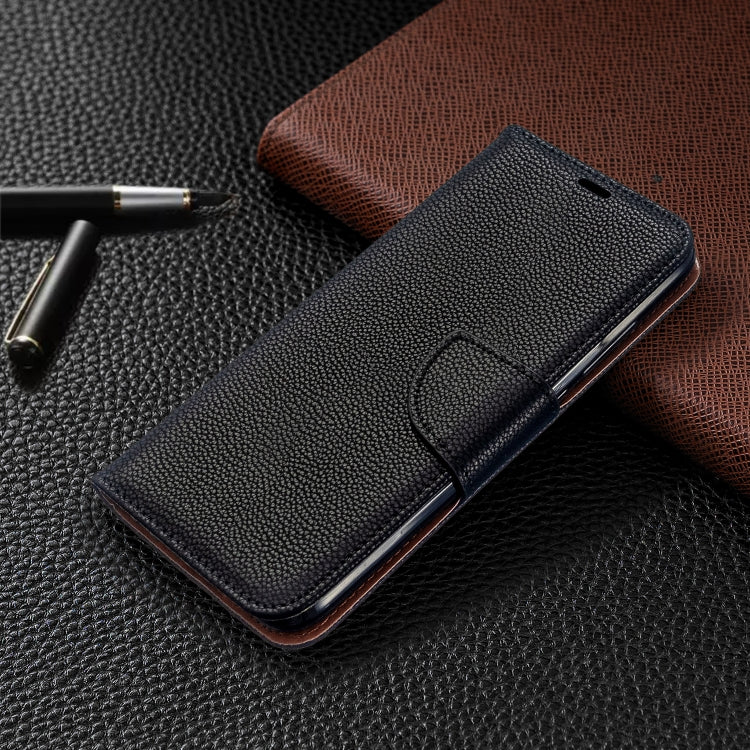 For Xiaomi Redmi 8A Litchi Texture Pure Color Horizontal Flip PU Leather Case with Holder & Card Slots & Wallet & Lanyard