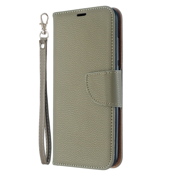 For Xiaomi Redmi 8A Litchi Texture Pure Color Horizontal Flip PU Leather Case with Holder & Card Slots & Wallet & Lanyard